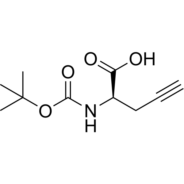 (R)-2-((tert-Butoxycarbonyl)amino)pent-4-ynoic acid 63039-46-3
